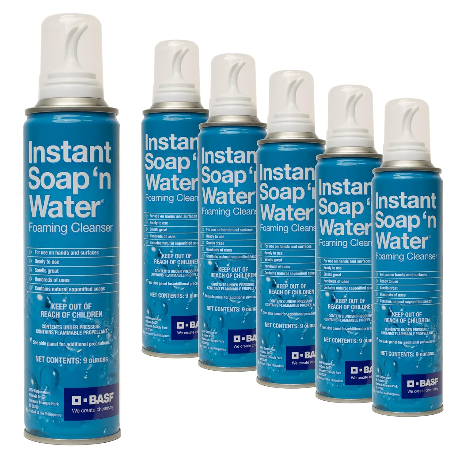 Instant Soap 'n Water Foaming Cleanser
