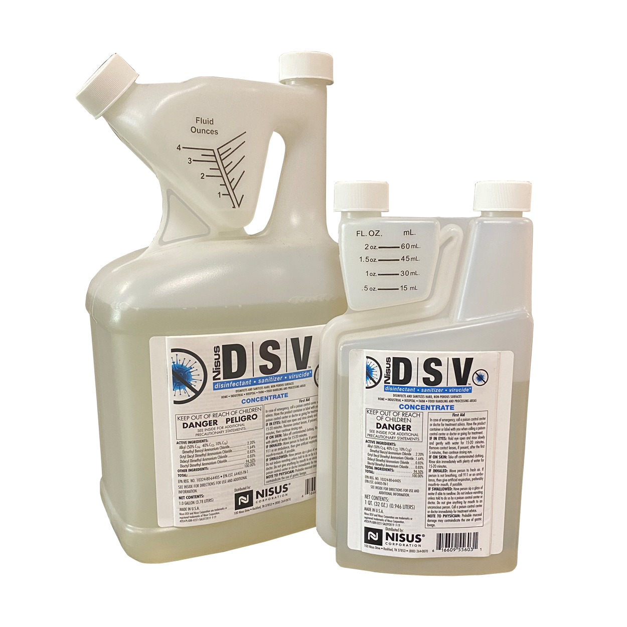 DSV Concentrated All Purpose Cleaner Disinfectant, Sanitizer and Virucide
